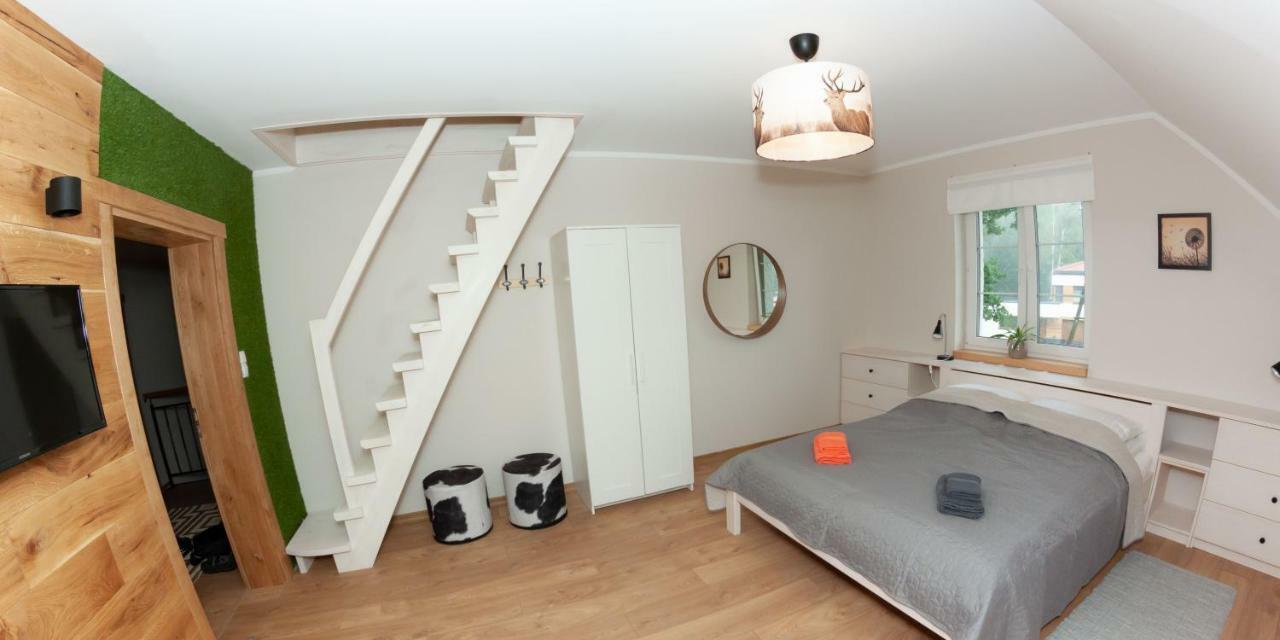 Mazurska Gajówka Apartamento Ruciane-Nida Exterior foto